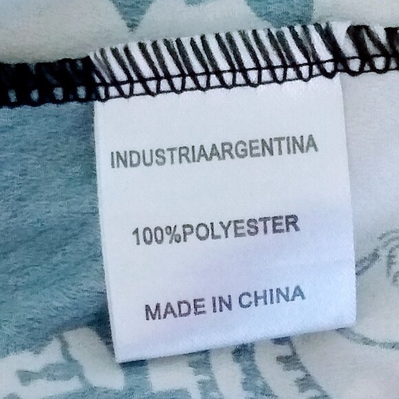 Women's Shirt Silk Black and White Printed Blouse - Picture 11 of 12